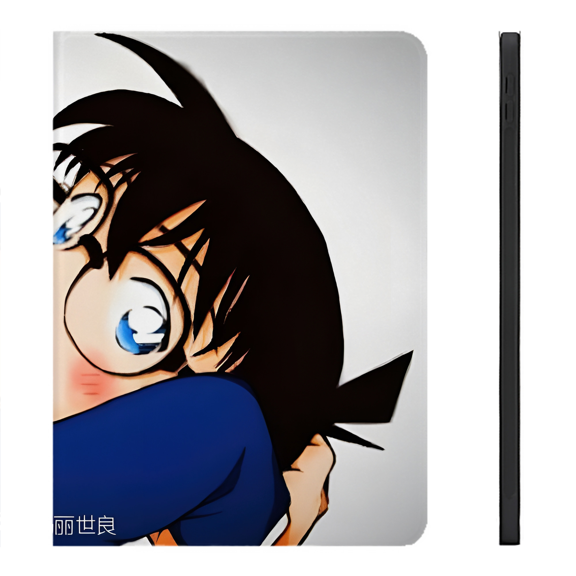（画像用） 名探偵コナン Detective Conan IPadケース ペンホルダー付き ブックスタイルデザイン